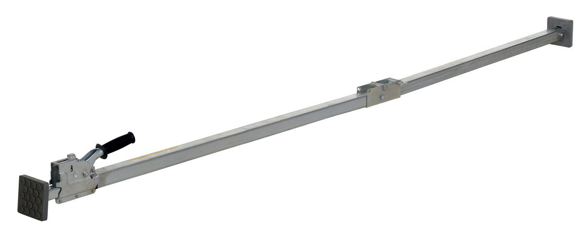 Steel Two Piece Folding Cargo Bar 88 In. to 116 In. Gray