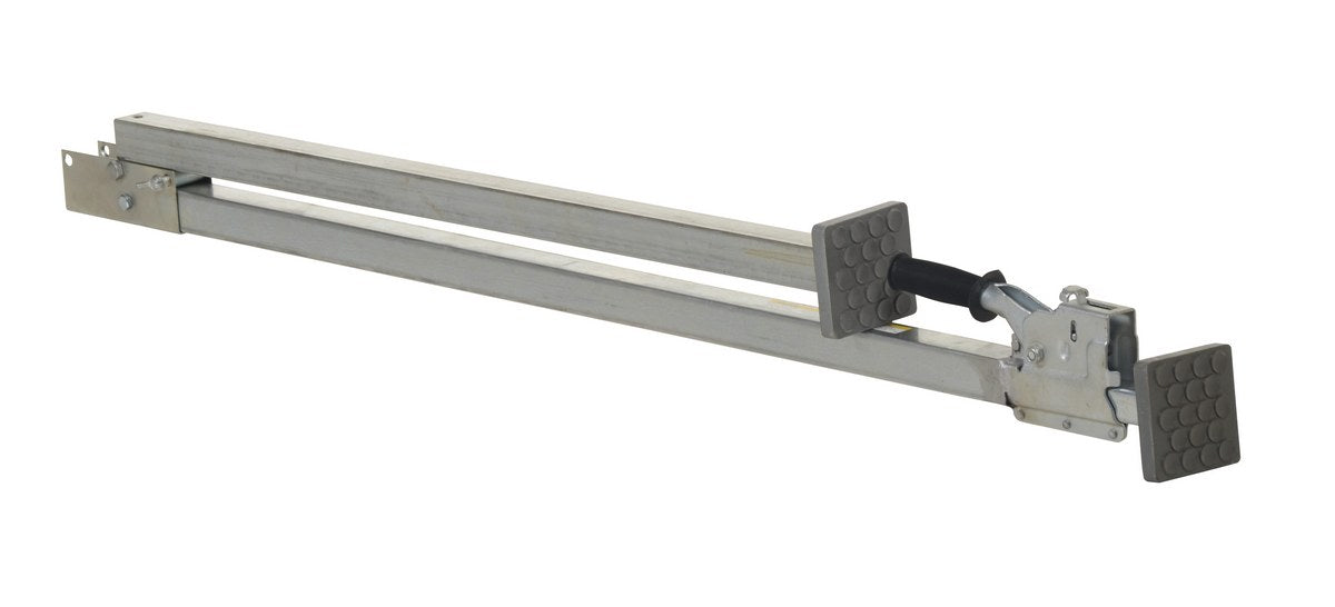 Steel Two Piece Folding Cargo Bar 88 In. to 116 In. Gray