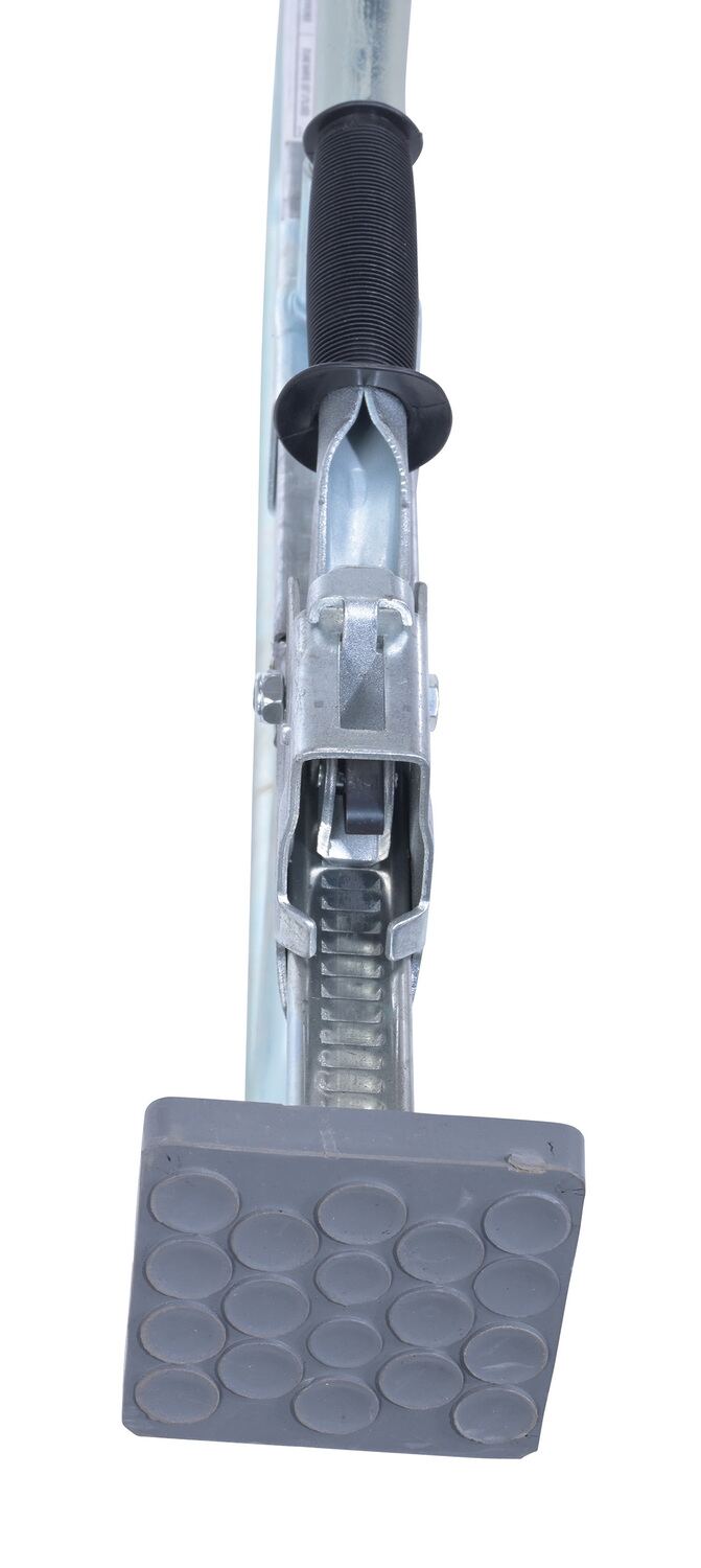 Steel Cargo Bar 1 Piece 119 In. Length x 3-3/4 In. Width x 24-1/2 In. Height With Hoops Silver