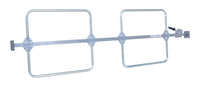 Thumbnail for Galvanized Steel Cargo Bar 1 Piece 119 In. Length x 3-3/4 In. Width x 24-1/2 In. Height With Hoops Silver