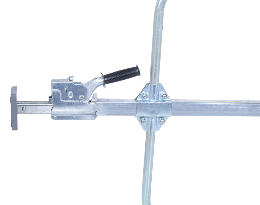 Galvanized Steel Cargo Bar 1 Piece 119 In. Length x 3-3/4 In. Width x 24-1/2 In. Height With Hoops Silver