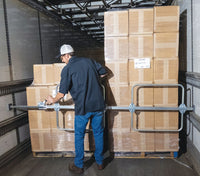 Thumbnail for Galvanized Steel Cargo Bar 1 Piece 119 In. Length x 3-3/4 In. Width x 24-1/2 In. Height With Hoops Silver