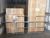 Thumbnail for Galvanized Steel Cargo Bar 1 Piece 119 In. Length x 3-3/4 In. Width x 24-1/2 In. Height With Hoops Silver