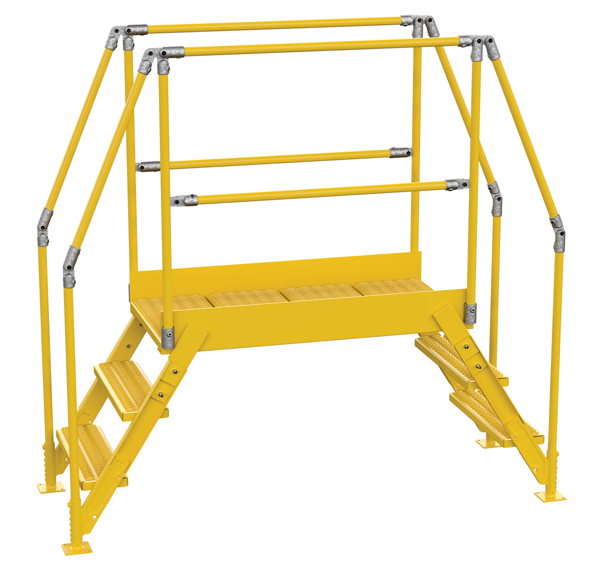 3 Step Cross-Over Ladder w/ 48" Deck