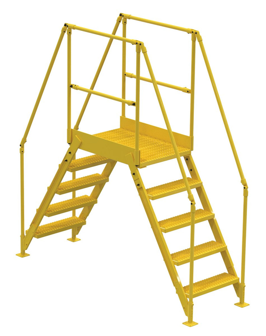 5 Step Cross-Over Ladder w/ 36" Deck