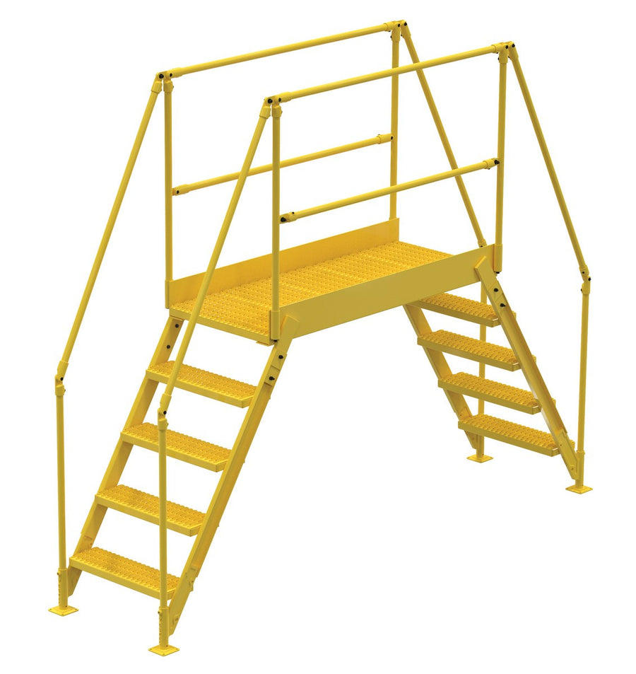 5 Step Cross-Over Ladder w/ 60" Deck