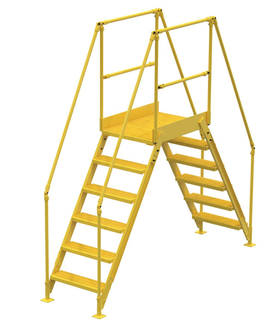 6 Step Cross-Over Ladder w/ 36" Deck