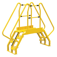 Thumbnail for Alternating 4 Step Cross-Over Ladder w/ 56 Degree Step Angle & 32