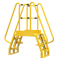 Thumbnail for Alternating 4 Step Cross-Over Ladder w/ 68 Degree Step Angle & 20