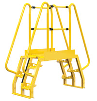 Thumbnail for Alternating 4 Step Cross-Over Ladder w/ 68 Degree Step Angle & 32