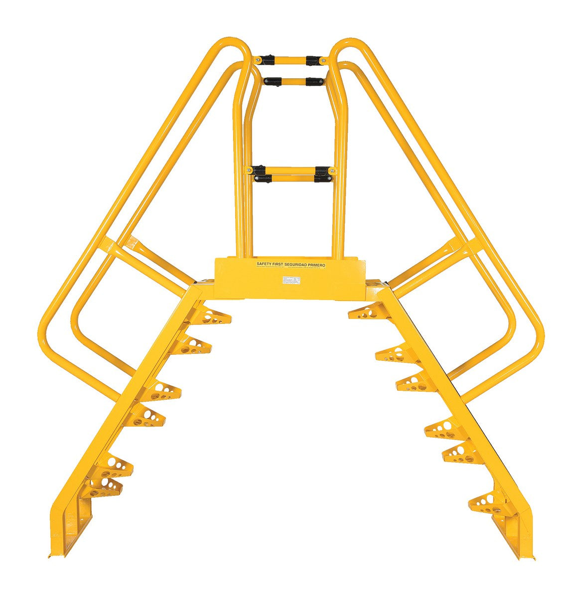 Alternating 7 Step Cross-Over Ladder w/ 56 Degree Step Angle & 20" Clear Span