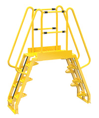 Thumbnail for Alternating 7 Step Cross-Over Ladder w/ 68 Degree Step Angle & 32