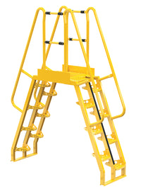 Thumbnail for Alternating 8 Step Cross-Over Ladder w/ 68 Degree Step Angle & 20