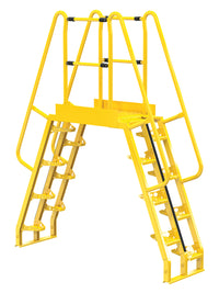 Thumbnail for Alternating 8 Step Cross-Over Ladder w/ 68 Degree Step Angle & 32