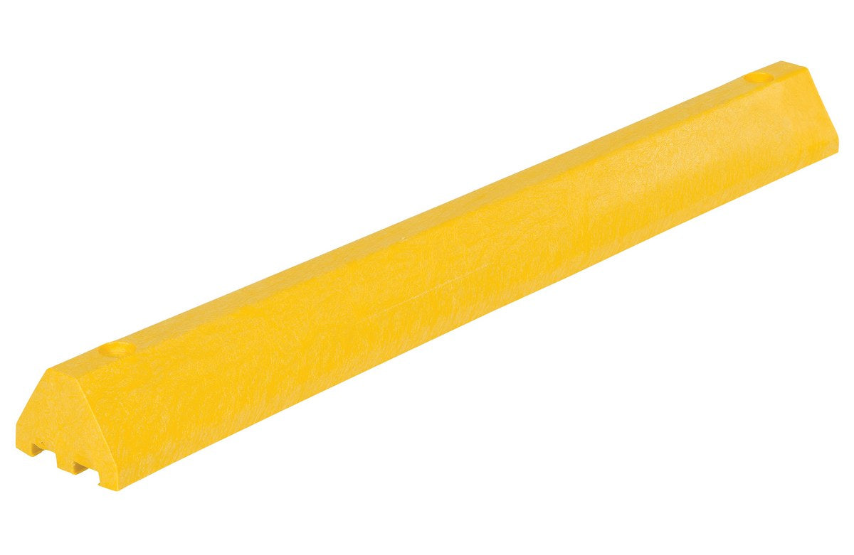 CAR STOP RECYCLED PLASTIC YELLOW 48 IN - Model CS-S48-Y