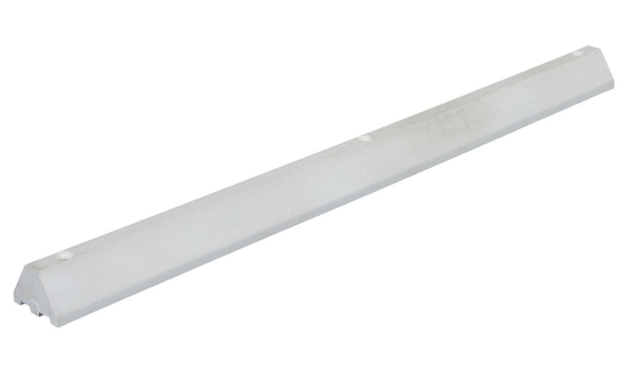 CAR STOP RECYCLED PLASTIC WHITE 72 IN - Model CS-S72-W