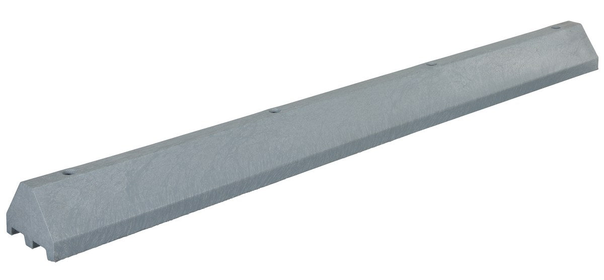 TRUCK STOP RECYCLED PLASTIC GRAY 96 IN - Model CS-TB96-G