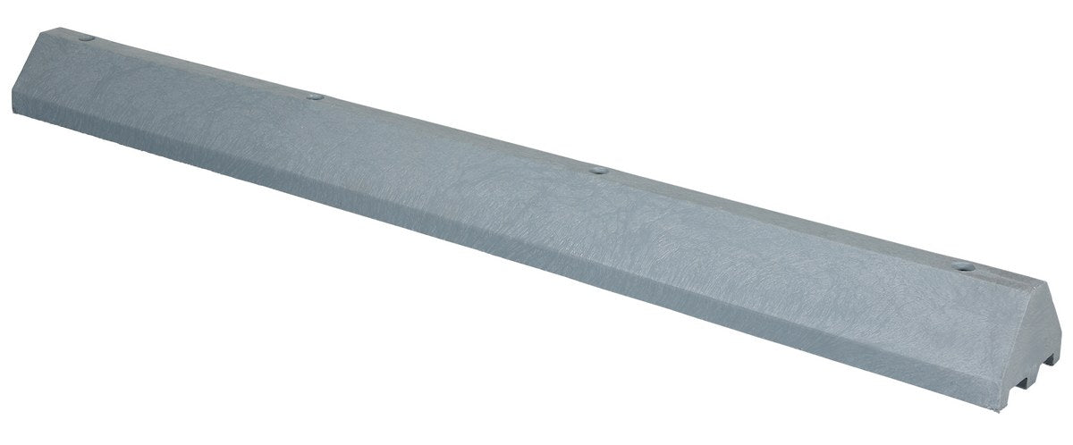 TRUCK STOP RECYCLED PLASTIC GRAY 96 IN - Model CS-TB96-G