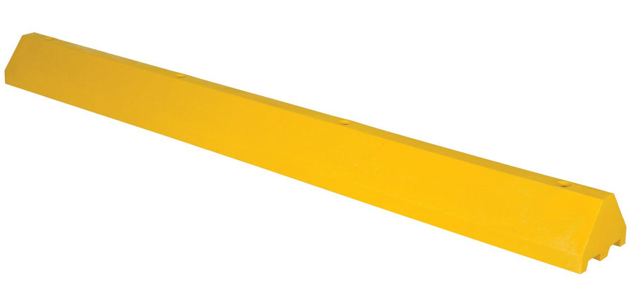 TRUCK STOP RECYCLED PLASTIC YELLOW 96 IN - Model CS-TB96-Y