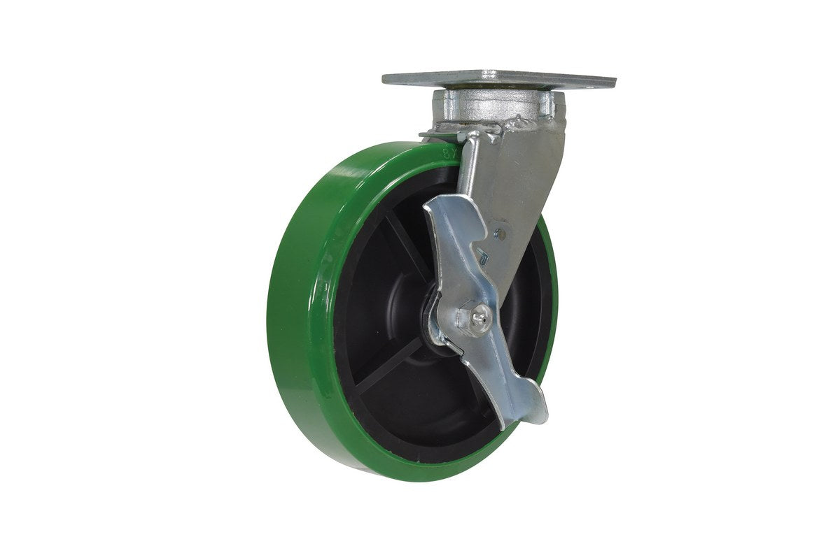 8X2 POLYURETHANE - DURATOUGH SWIVEL W/BR