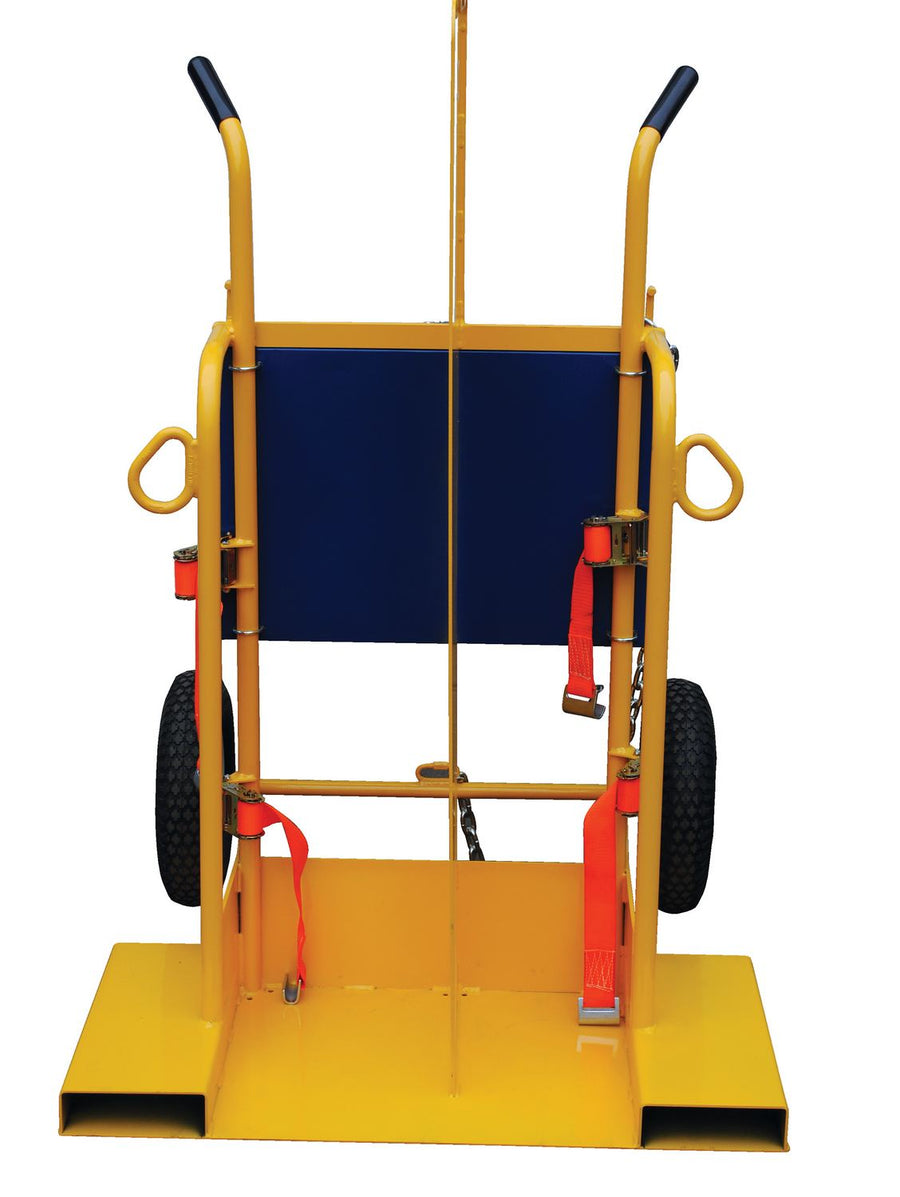 Fire Protection Welding Cylinder Torch Cart w/ Pneumatic Wheels & Cutting Torch Box