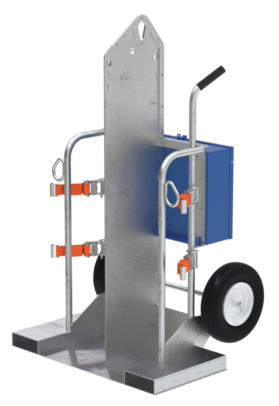 GALVANIZED WELDING TORCH CART 500 LB - Model CYL-2-G