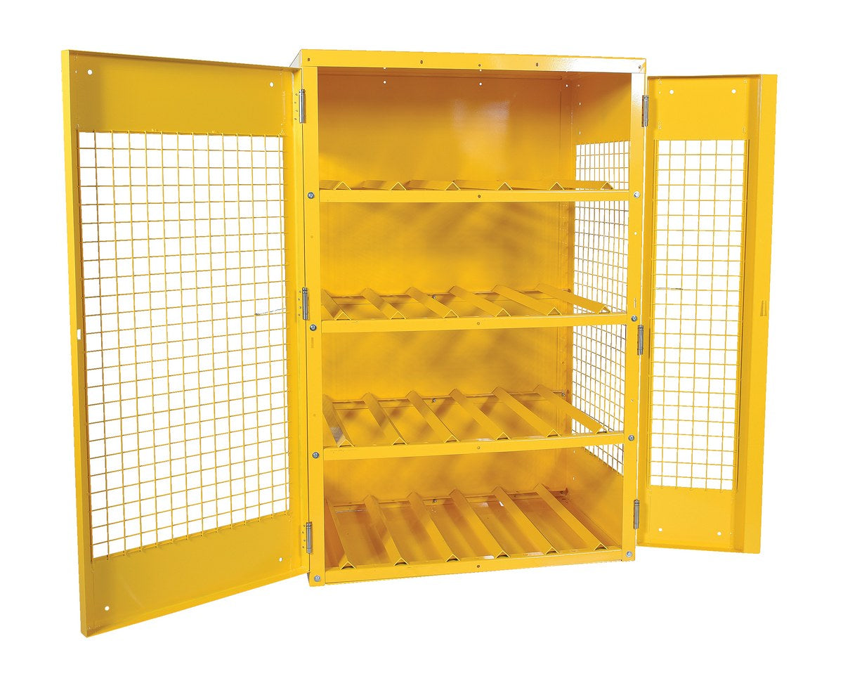 HORIZONTAL 12 CYLINDER STORAGE CABINET