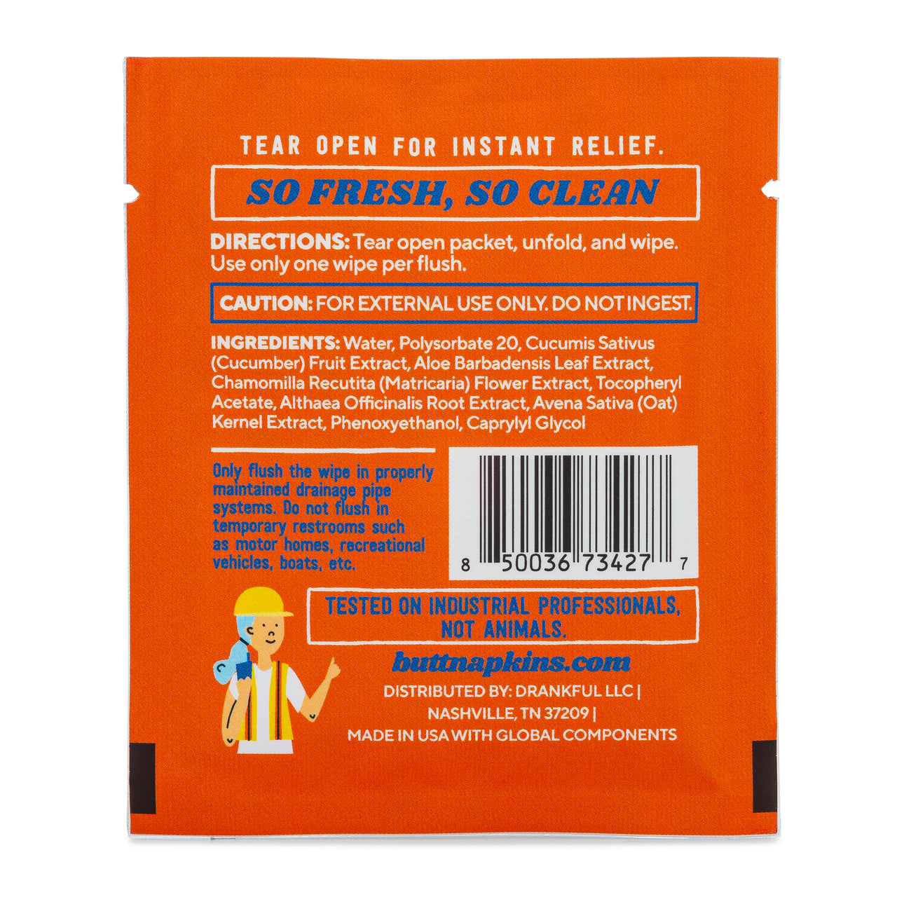 Industrial Butt Napkins (10 Pack)