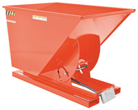 Thumbnail for 1 CuYd 70 Degree Medium Duty Self Dumping Hopper w/ Bumper Release - Orange