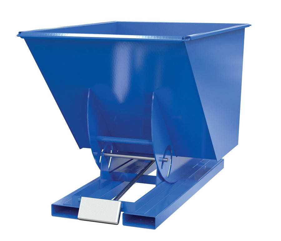 SELF-DUMP HOPPER MD 1 CU YD 4K BLUE
