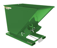 Thumbnail for 1-1/2 CuYd 70 Degree Heavy Duty Self Dumping Hopper w/ Bumper Release - Green