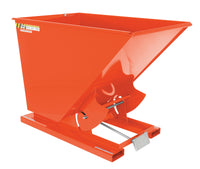 Thumbnail for 1-1/2 CuYd 70 Degree Medium Duty Self Dumping Hopper w/ Bumper Release - Orange