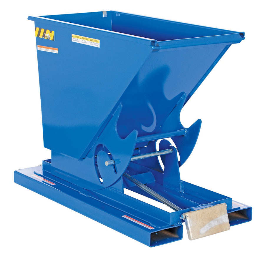 1/4 Cubic Yard Self-Dumping Steel Hopper w/Bump Release & 6,000-lbs Capacity