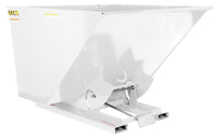 Thumbnail for 2-1/2 CuYd 70 Degree Heavy Duty Self Dumping Hopper w/ Bumper Release - White