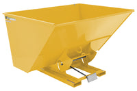 Thumbnail for 3 CuYd 70 Degree Heavy Duty Self Dumping Hopper w/ Bumper Release - Yellow