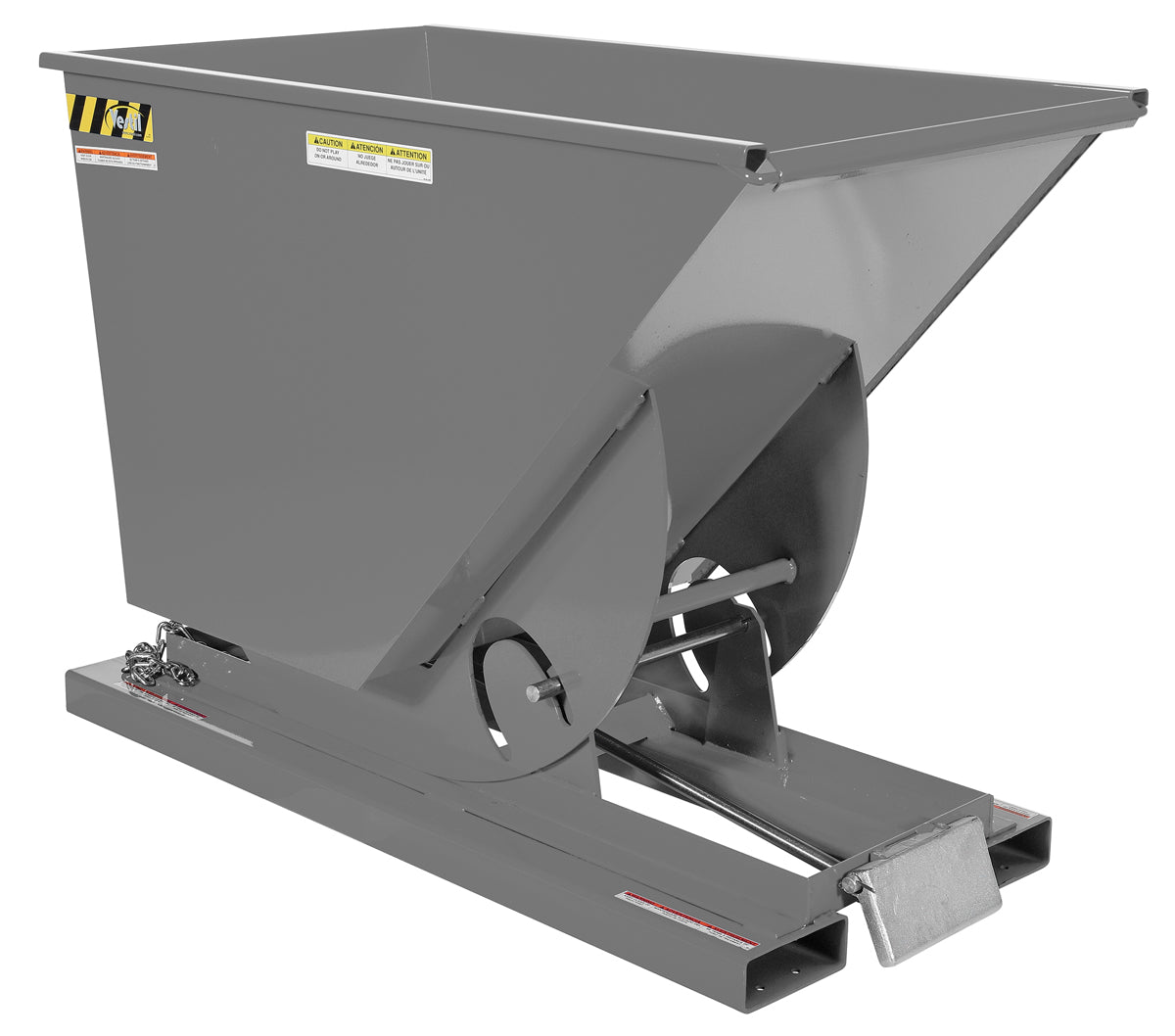 SELFDMP HOP LD .75 CU YD 2K MACHINE GRAY