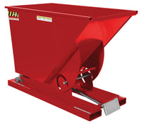 Thumbnail for 3/4 CuYd 70 Degree Light Duty Self Dumping Hopper w/ Bumper Release - Red
