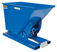 Thumbnail for 3/4 CuYd 70 Degree Medium Duty Self Dumping Hopper w/ Bumper Release - Blue