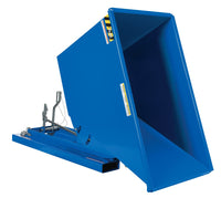 Thumbnail for 3/4 CuYd 70 Degree Medium Duty Self Dumping Hopper w/ Bumper Release - Blue