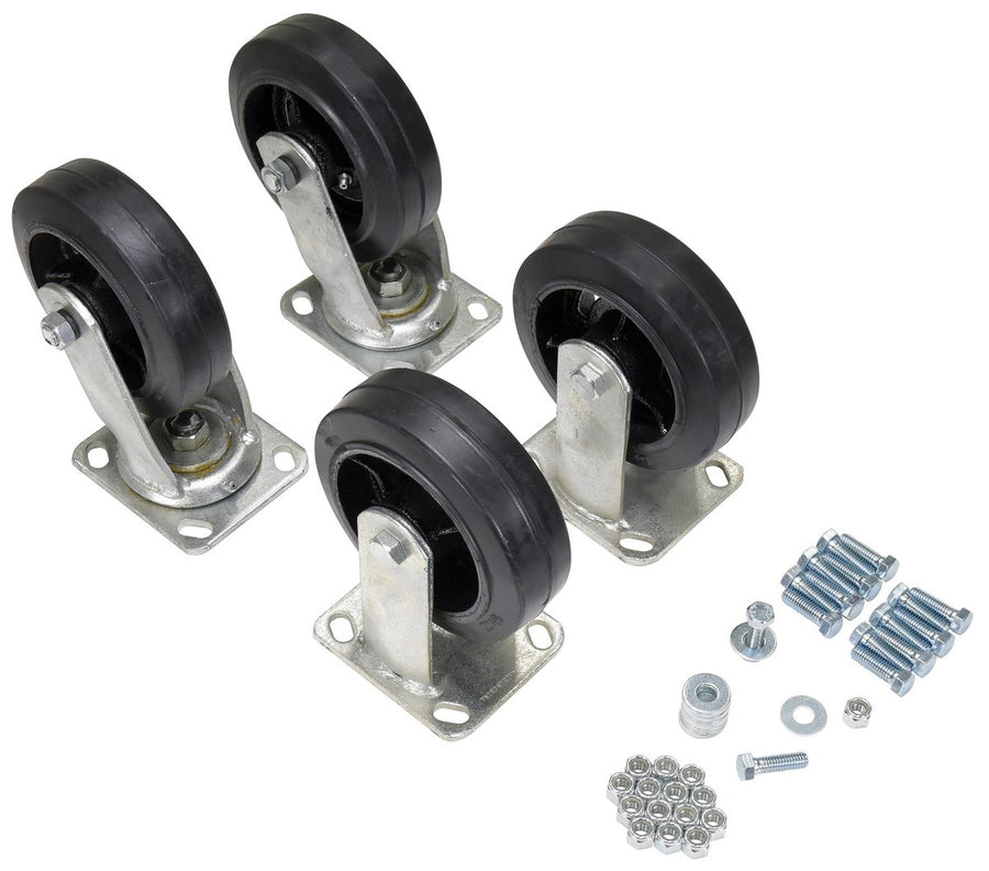 6"X2" MOLD-ON-RUBBER CASTER KIT 2400# CA