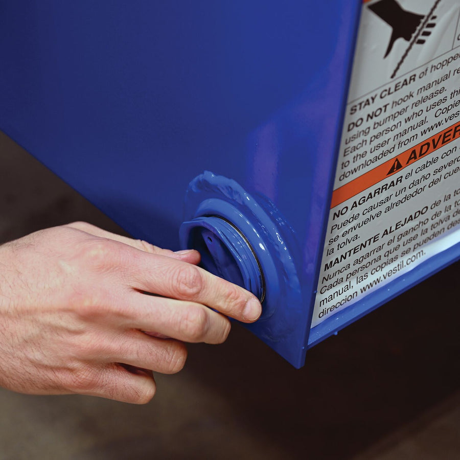 D STYLE HOPPER 2 IN DRAIN PLUG OPTION - Model D-DPLG-2