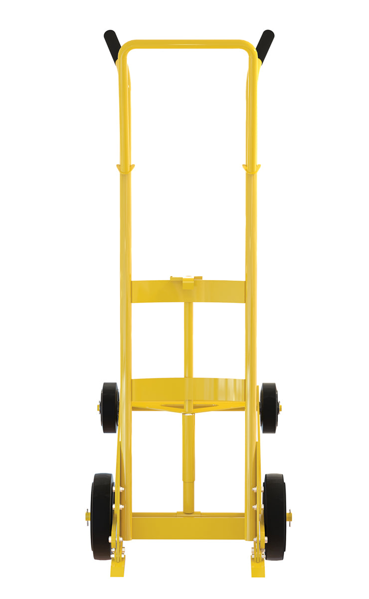 DRUM TRUCK 4 RIGID RUBBER WHEELS STEEL