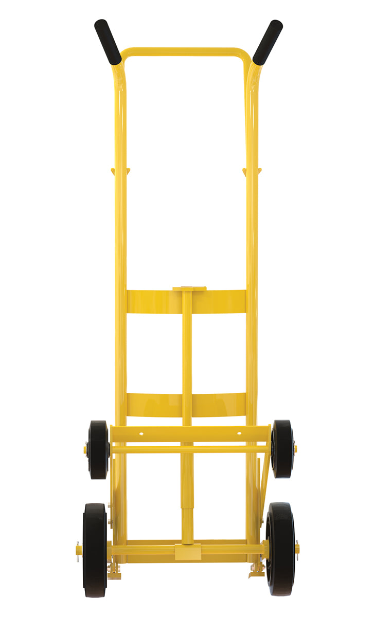 DRUM TRUCK 4 RIGID RUBBER WHEELS STEEL