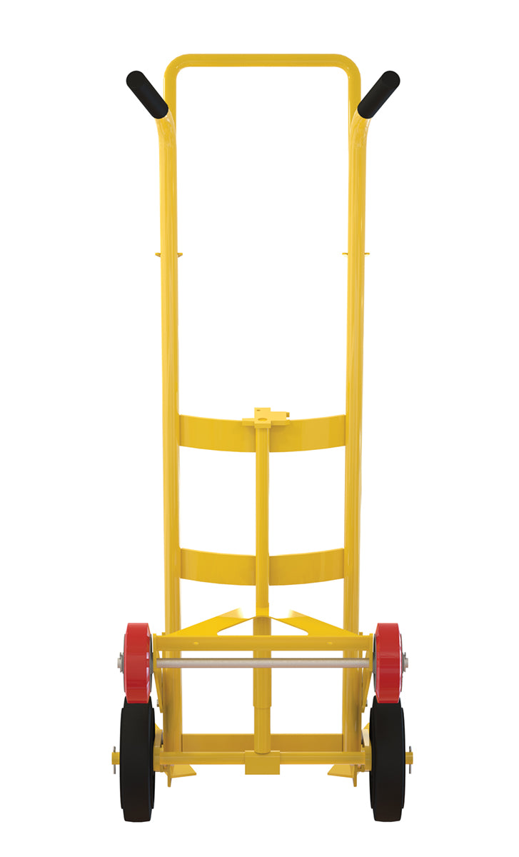 DRUM TRUCK 4 RIGID RUBBER WHEELS PLASTIC
