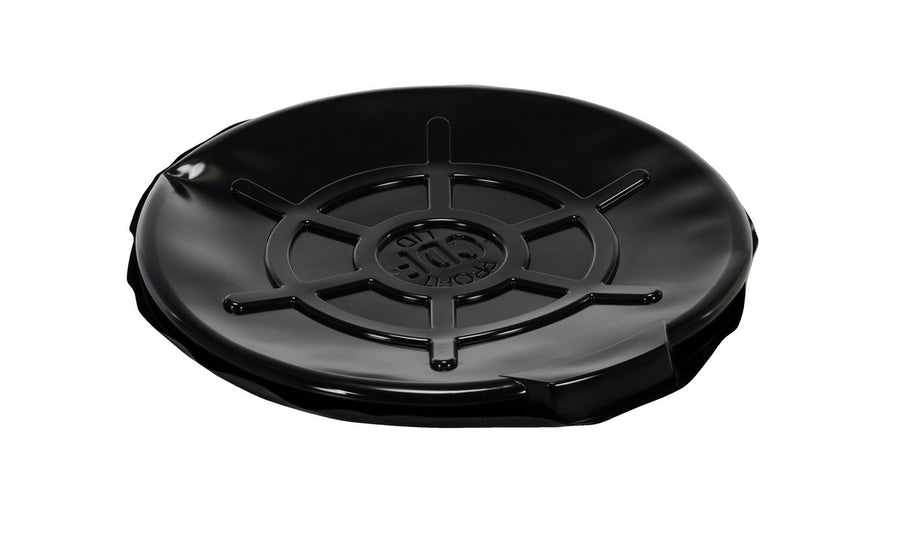 BLK PLASTIC DRUM COVER OPEN HEAD 55 GAL - Model DC-TPO-B