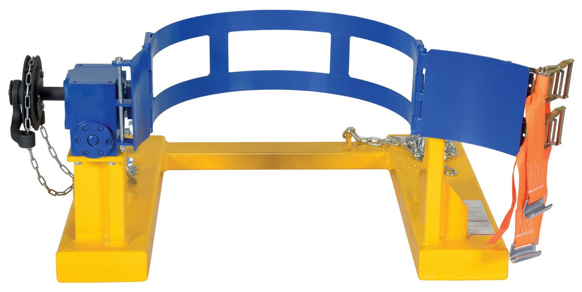 Fork Truck Drum Carrier / Rotator - 2,000-lbs Capacity
