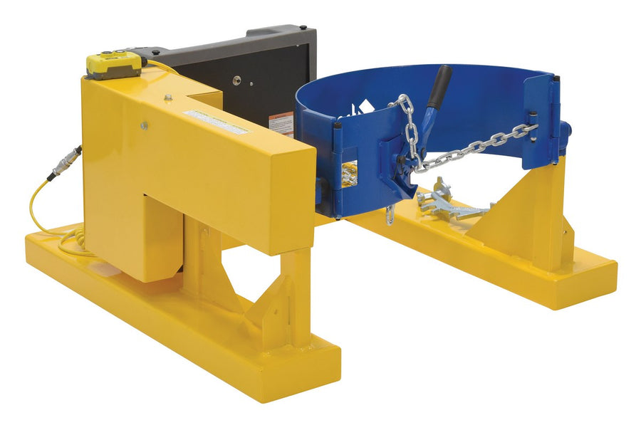 Fork Truck Drum Carrier / Rotator - 800-lbs Capacity