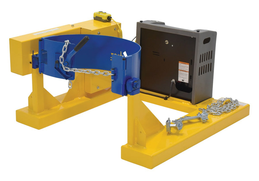 Fork Truck Drum Carrier / Rotator - 800-lbs Capacity