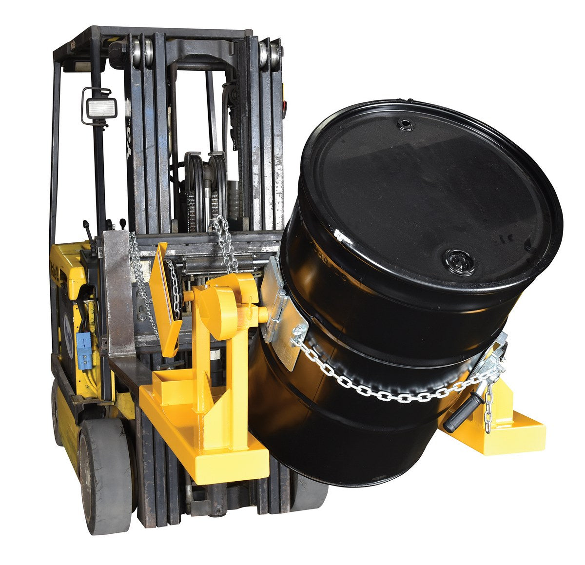 Drum Rotator Fork Lift Attach 800 lbs. Capacity