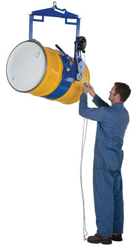 Thumbnail for Vestil Drum Hoist Carrier / Rotator - 1,500-lbs Capacity